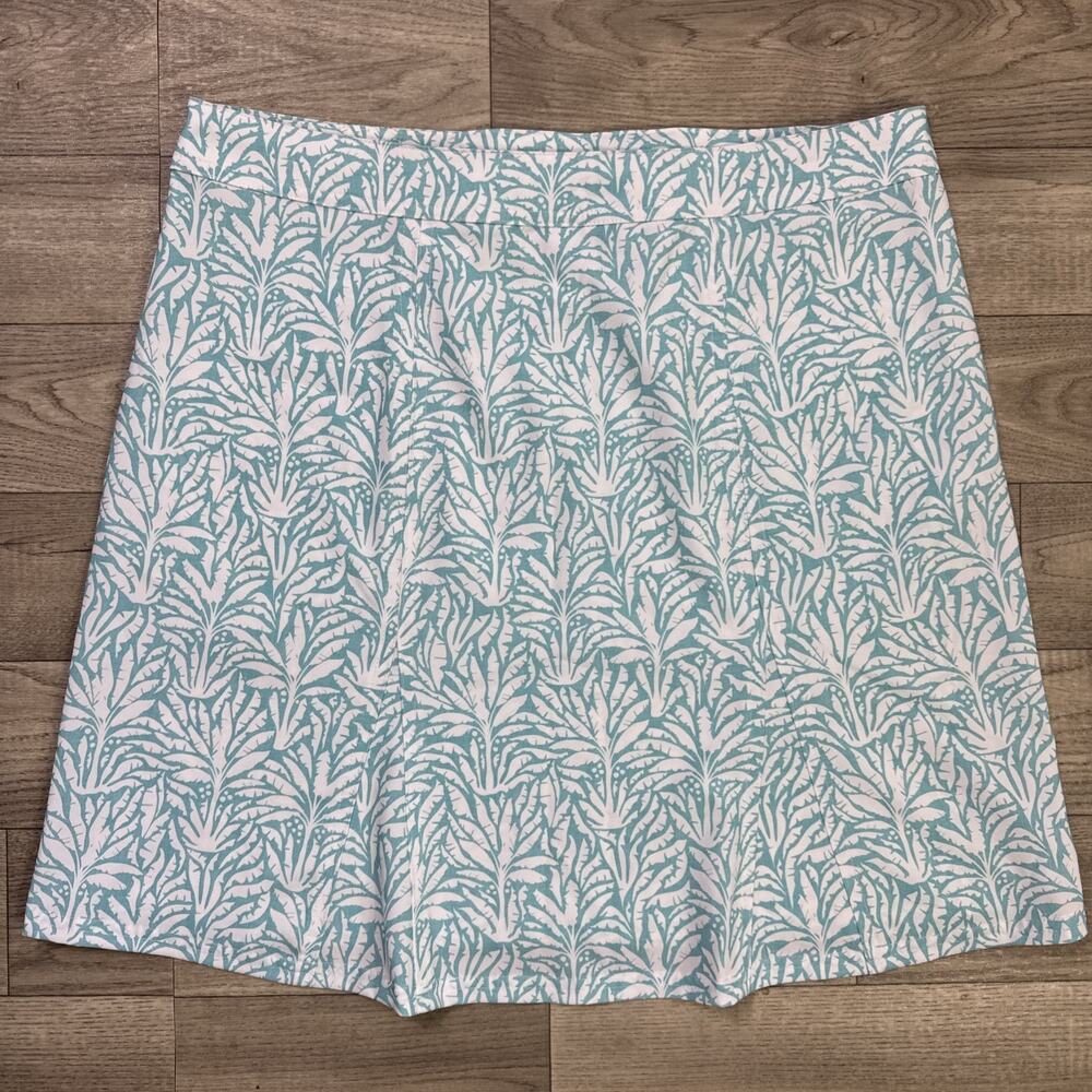 RipSkirt Hawaii Adjustable Swim Coverup Wrap Skirt Blue White Pattern sz L - Picture 4 of 5